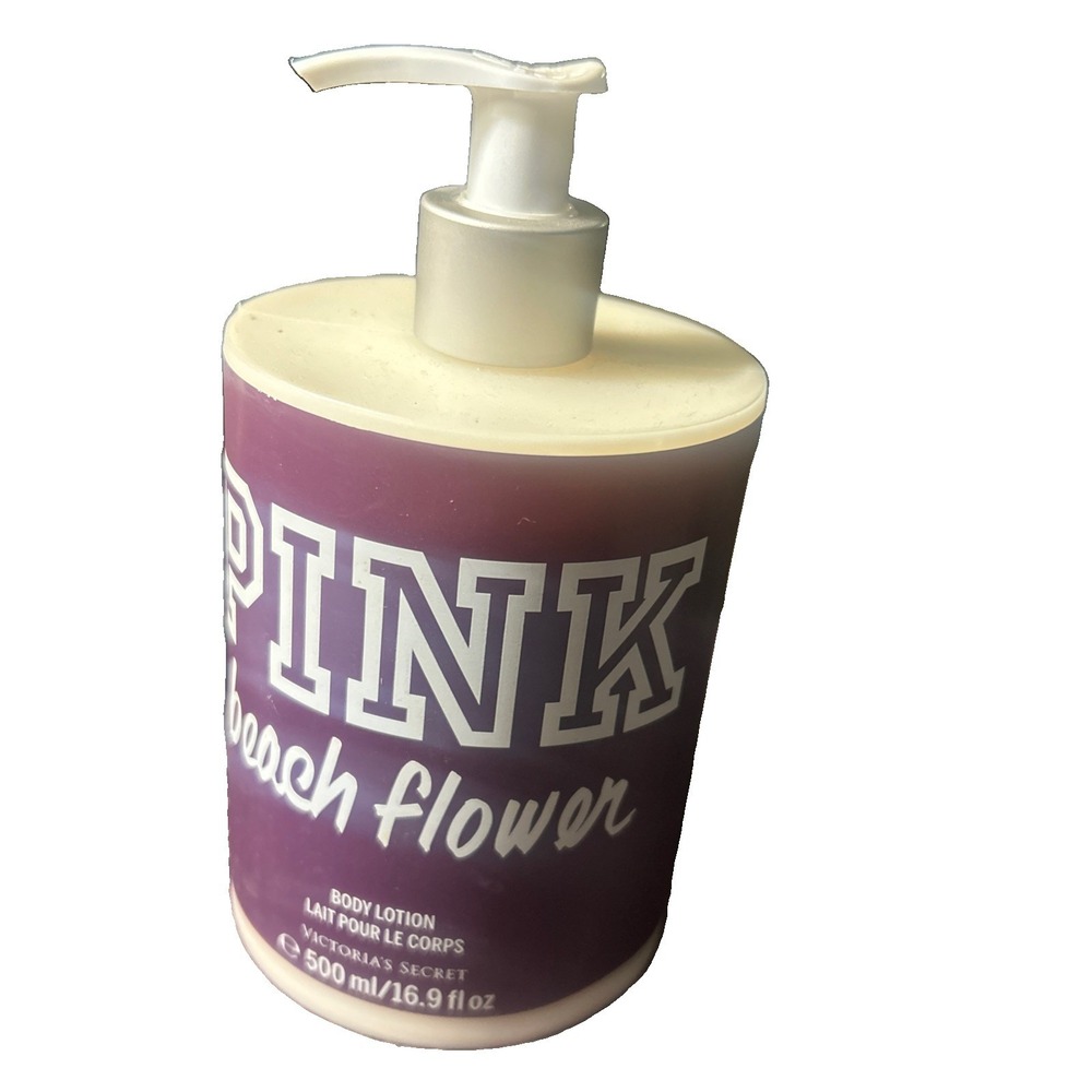 VICTORIA'S SECRET PINK BEACH FLOWER BODY LOTION 500 ML/16.9 FL OZ RARE HTF NEW